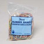 Rubber Bands 3 Oz. Bag Case Pack 72