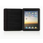 iPad Folio Case Black Leather