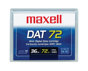 Tape 4mm DDS-5 170m 36/72GB DAT 72