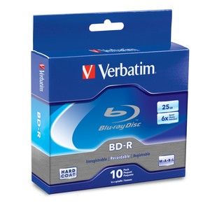 Disc Blu-ray Single Layer 25GB TAA Write Once 6X Branded 10pk Spindle