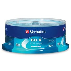 Disc Blu-ray Single Layer 25GBTAA 6X LTH Type Branded 20pk Spindle