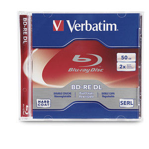 Disc Blu-ray Dual Layer 50GB 2X Rewritable Branded Jewel CaseTAA
