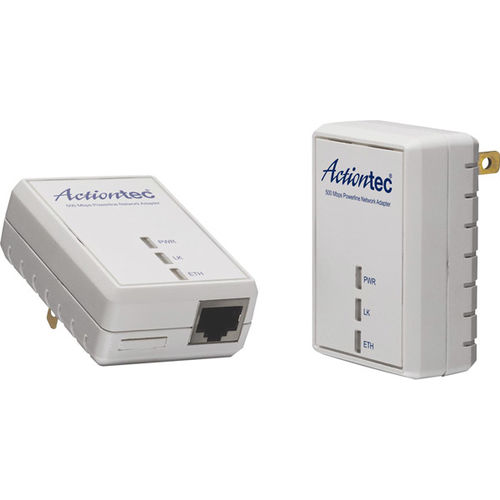 500 Mbps Powerline Ethernet Adapter and Hub Kit
