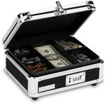 Vaultz&reg; Locking Cash Box Case Pack 4