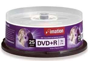 Disc DVD+R 4.7GB for General use 16X 25/PK Spindle
