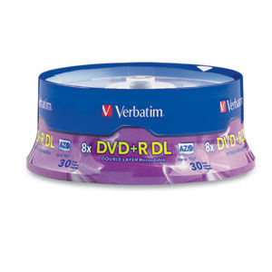 Disc DVD+R DL 8.5GB 8X Branded  30pk Spindle