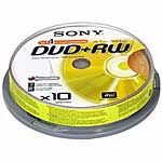 Disc DVD+RW 4.7GB 4x 10/pk Jewel