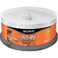 Disc DVD-RW 4.7GB 25/PK Spindle 2X