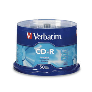 Disc CD-R 80 min branded Surface 52X 50/PK Spindle