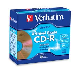 Disc CD-R 80 min 52x700MB Ultra Life branded 5pk Jewel