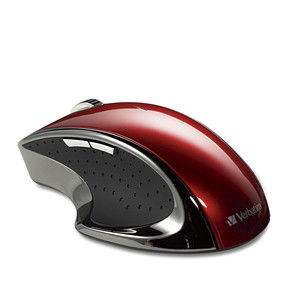 Mouse Wireless Desktop Ergo Red