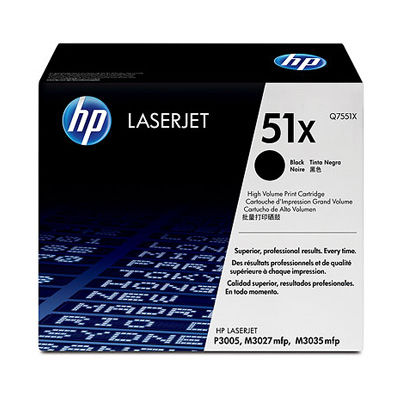 Laser Toner Laserjet P3005  Black Yield 13k