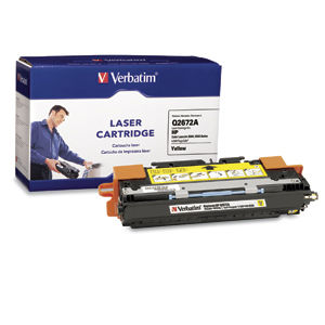 HP Q2672A Compatible Toner Color LJ3500 3550 4K yield Yellow TAA