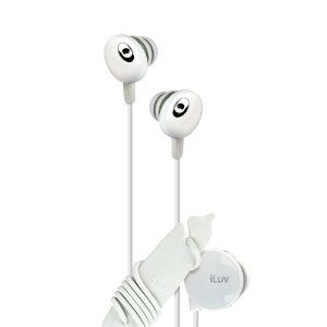 In-ear Stereo Earphone with Volume Control - White