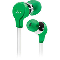 Ergonomic and Comfort Flat-wire Earphones - Green