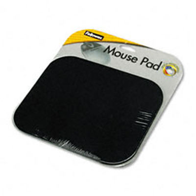 FellowesMouse PadPolyesterNonskid Rubber-Black
