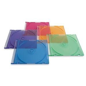 Storage Case CD/DVD color slim 50 pack TAA