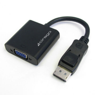 Adapter Mini DisplayPort DP to VGA Black