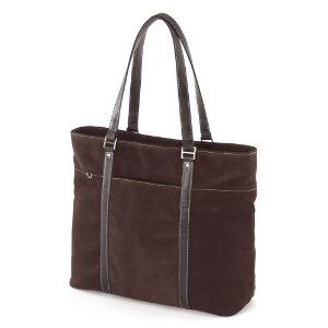 Tote Women's Casual15.4 Suede Ultra Chocolate ""