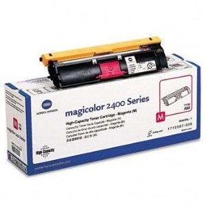Laser Toner Magicolor 2400W Magenta 2430 2480 2490  4500 Page Yield