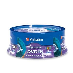 Disc DVD+R 4.7GB 8X LightScribe Color 25pk/spindle TAA