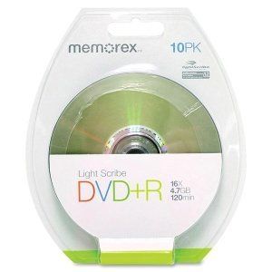 Disc DVD+R 4.7GB 16X LightScribe 10/PK Blister
