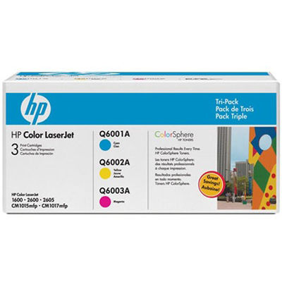 LaserjetToner  Color LJ 124A Q6001A/Q6002A/Q6003A Tri-Pack