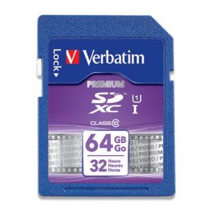 Card SDXC 64GB UHS-1 Class 10 TAA