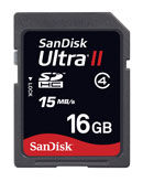 Card SDHC 16GB Class 6 30MB/Sec Card Only Replacement SDSDU-016G-A46