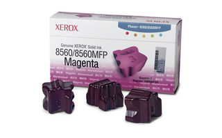Laser Phaser 8560/8560MFP Magenta - 3 Solid Ink Sticks per box - 3400 Page Yield