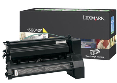 Laser Toner C752 / X752e Series Yellow - 15000 Page Yield - Return Program