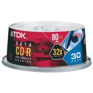 Audio CD-R 80 min Consumer music 30pk Spindle
