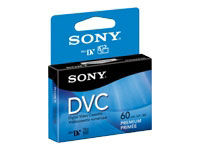 Video DVC  Mini Digital  60 minute Premium Chipless 6mm 1/pk Hang Tab