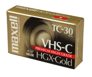Video VHS-C 30 min HGX Gold
