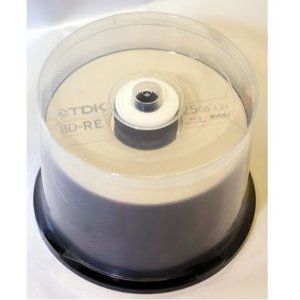 Disc Blu-ray Single Layer 25GB Rewritable 2X 50/pk Spindle