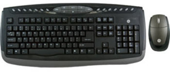 Multimedia Black Keyboard and Mouse