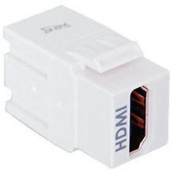 HDMI MODULAR CONNECTOR WHITE