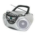Naxa NPB-241 Portable CD Player, AM/FM Stereo Radio &amp; Cassette Player/Recorder