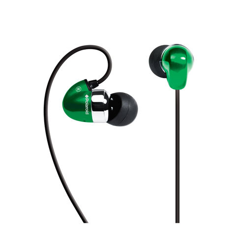 Polaroid PEP36GRN Stereo in-ear Earphones- Green