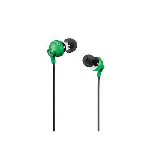 Polaroid PEP25GRN PEBBLE Stereo In-Ear Headphones (Green)