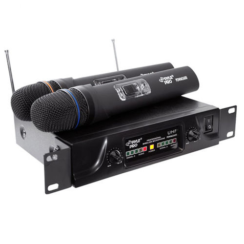 Pyle Dual UHF Wireless Microphone System