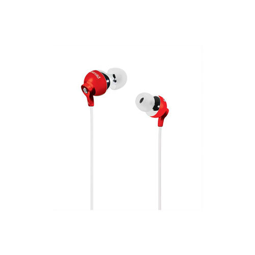 Polaroid PEP25RED PEBBLE Stereo In-Ear Headphones (Red)