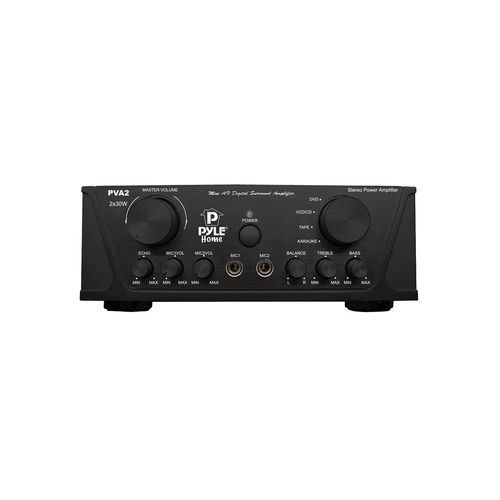 Pyle PVA2 60 Watts Hi-Fi Mini Stereo Amplifier