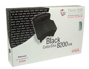Printer Ink Stick Phaser 8200 Black 10 Pack 14K Yield