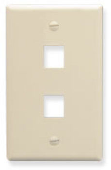 IC107F02AL - 2Port Face Almond