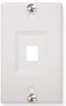 Wall Plate, Phone, Recessed, 1-Port,
