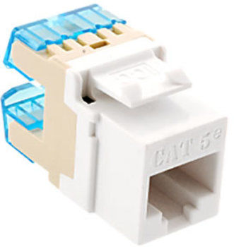 MODULE, CAT 5e, HD, WHITE