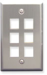 IC107SF6SS- 6Port Face- Stainless Steel