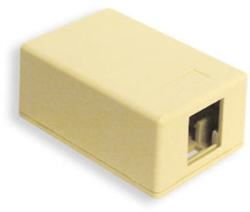 ICC107SB1IV SURFACE BOX 1PT Ivory