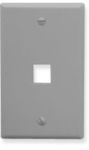 IC107F01GY - 1Port Face - Gray